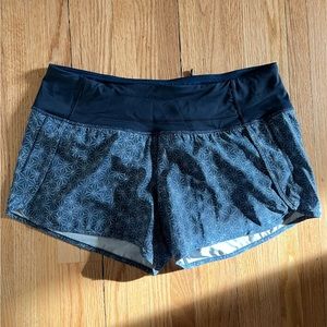 Lululemon running short size 8